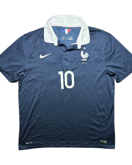 France Football Shirt 2014/2015 Home Benzema 10 (XL)