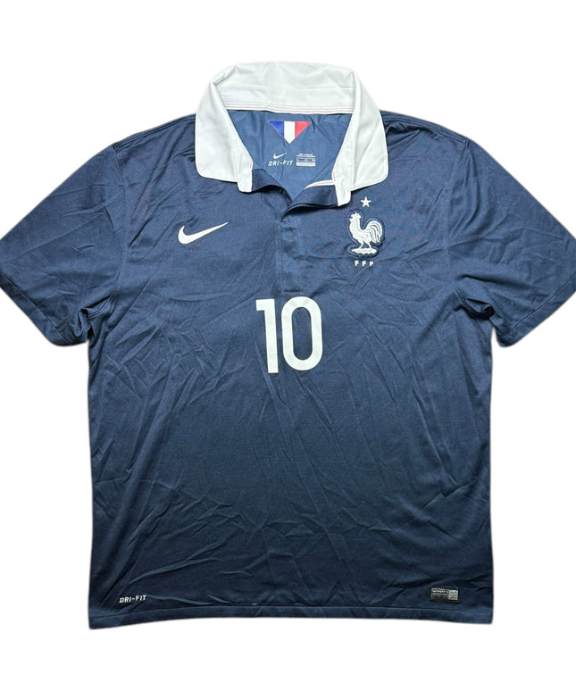 France Football Shirt 2014/2015 Home Benzema 10 (XL)