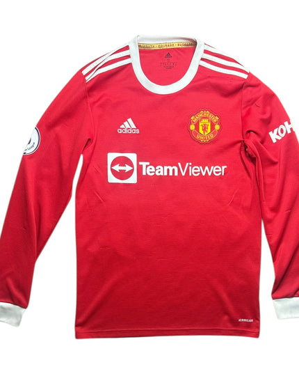 Manchester United Football Shirt 2021/2022 Home Ronaldo 7 L/S (S)