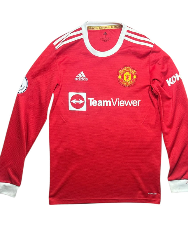Manchester United Football Shirt 2021/2022 Home Ronaldo 7 L/S (S)
