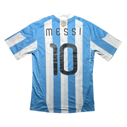 Argentina 2010/2011 Home Football Shirt Messi (10)