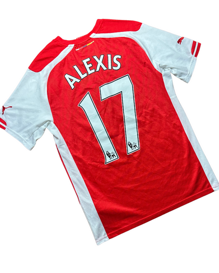 Arsenal Football Shirt 2014/2015 Home Alexis 17 (S)