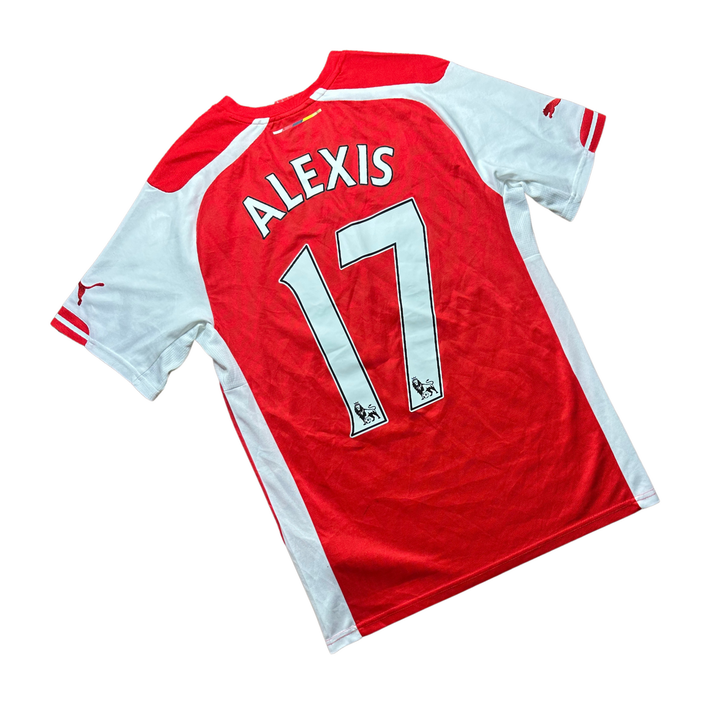 Arsenal 2014/2015 Home Football Shirt Alexis 17 (S)