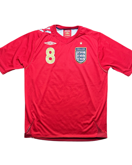 England 2006 Away Football Shirt Lampard (8)