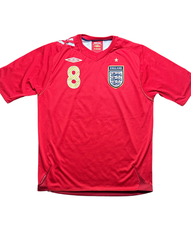 England 2006 Away Football Shirt Lampard (8)