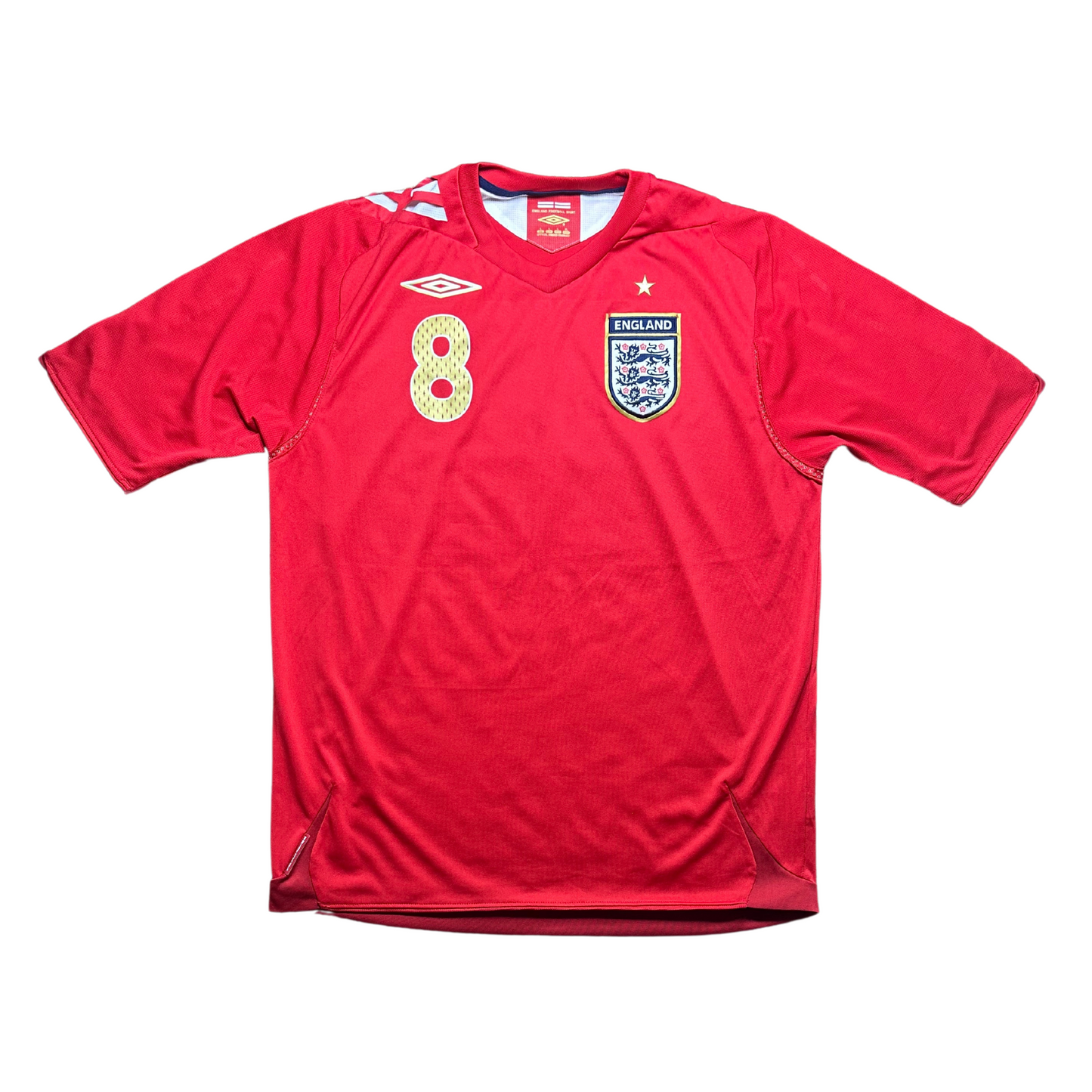 England 2006 Away Football Shirt Lampard (8)