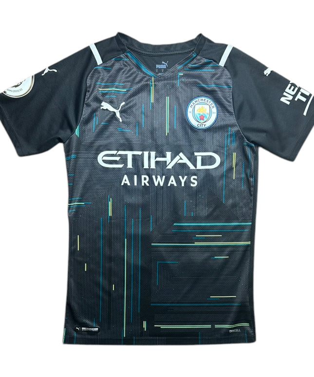 Manchester City Football Shirt 2021/2022 Goalkeeping Shirt Ederson M. 31 (S)