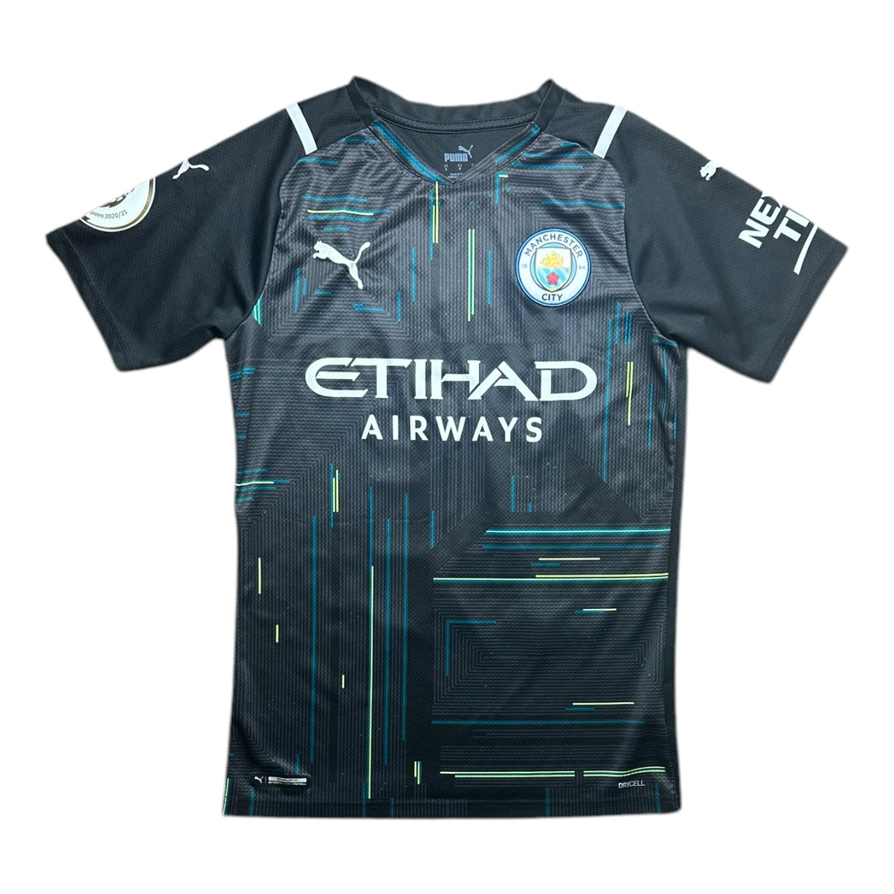Manchester City Football Shirt 2021/2022 Goalkeeping Shirt Ederson M. 31 (S)
