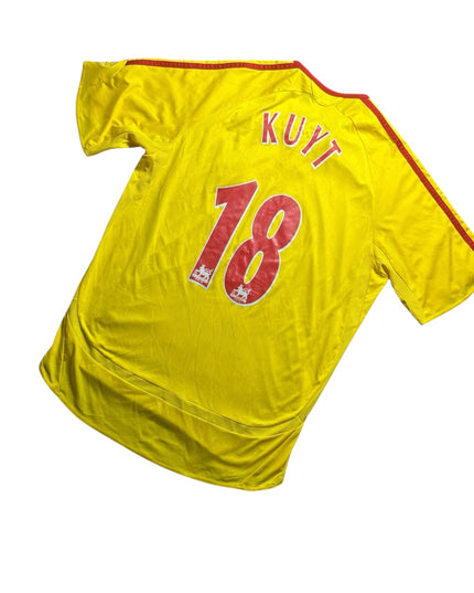 Liverpool Football Shirt Away 2006/2007 Kuyt 18 (M)