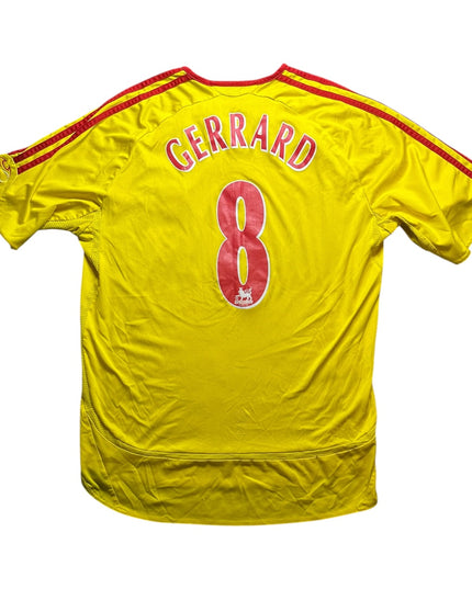 Liverpool Football Shirt Away 2006/2007 Gerrard 8 (XL)