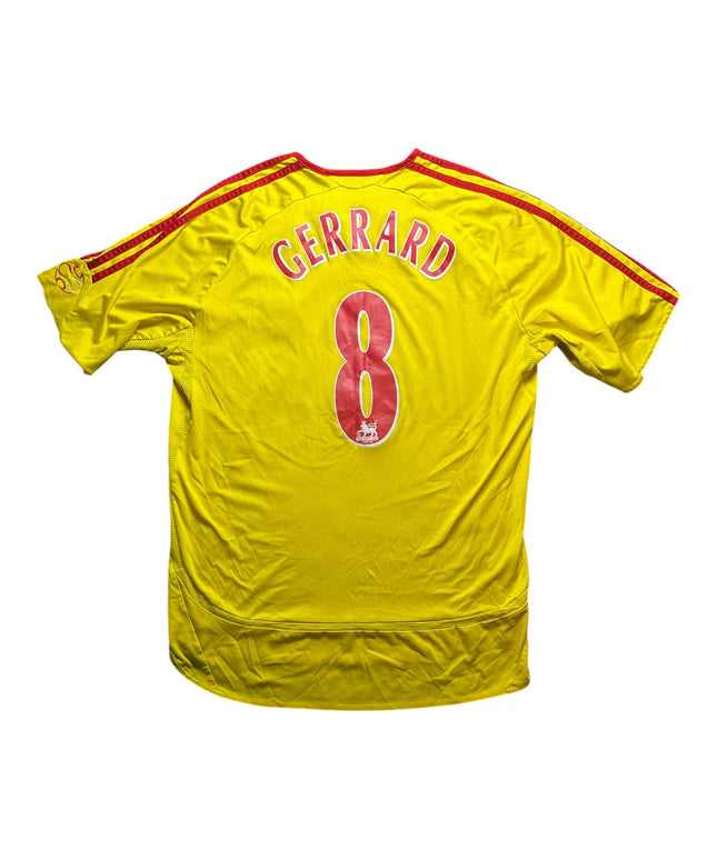 Liverpool Football Shirt Away 2006/2007 Gerrard 8 (XL)