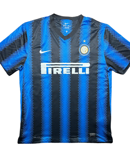 Inter Milan 2010/2011 Home Football Shirt Eto’o (9)
