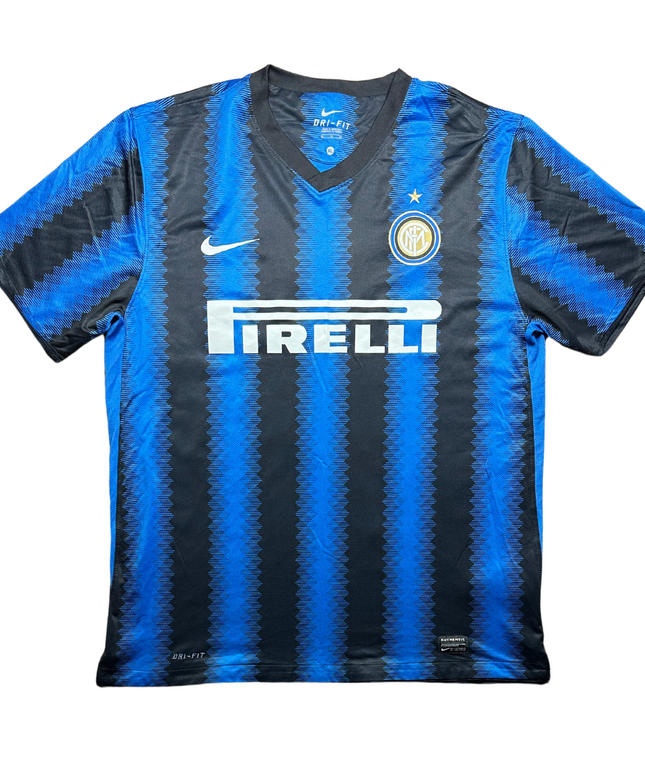 Inter Milan 2010/2011 Home Football Shirt Eto’o (9)