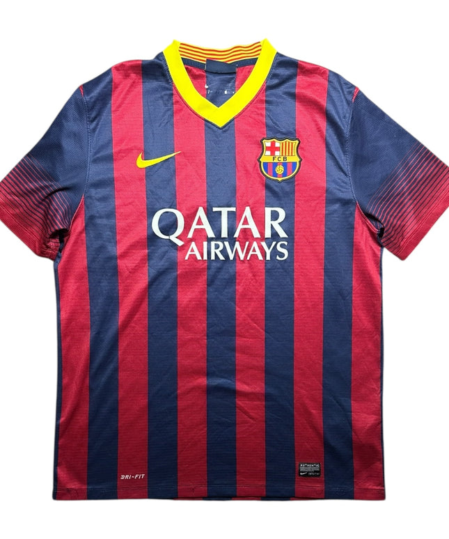 Barcelona Football Shirt 2013/2014 Home Pique 3 (L)