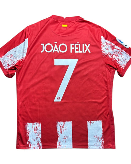 Atletico Madrid Football Shirt 2021/2022 Home Joao Felix 7 (XL)