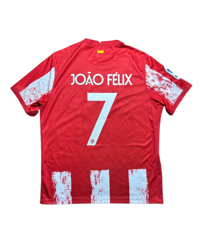 Atletico Madrid Football Shirt 2021/2022 Home Joao Felix 7 (XL)