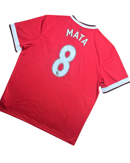 Manchester United Football Shirt 2014/2015 Home Mata 8 (XL)