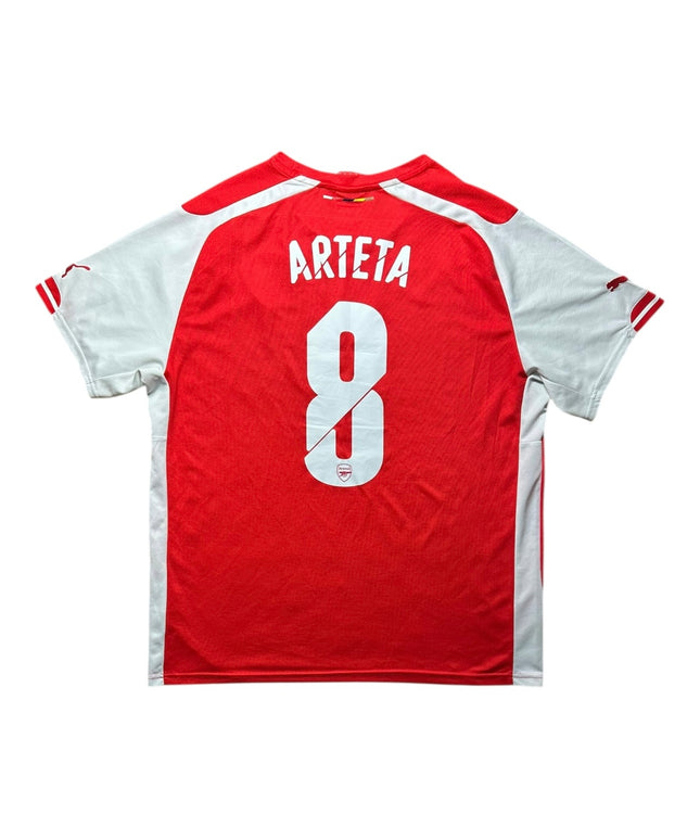 Arsenal Football Shirt Home 2014/2015 Arteta 8 (XL)