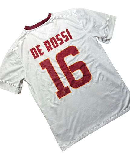 Roma 2014/2015 Away Football Shirt De Rossi (16)