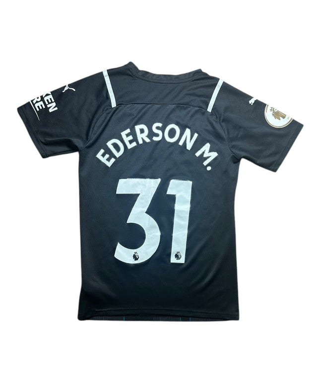 Manchester City Football Shirt 2021/2022 Goalkeeping Shirt Ederson M. 31 (S)