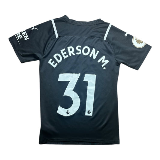 Manchester City Football Shirt 2021/2022 Goalkeeping Shirt Ederson M. 31 (S)