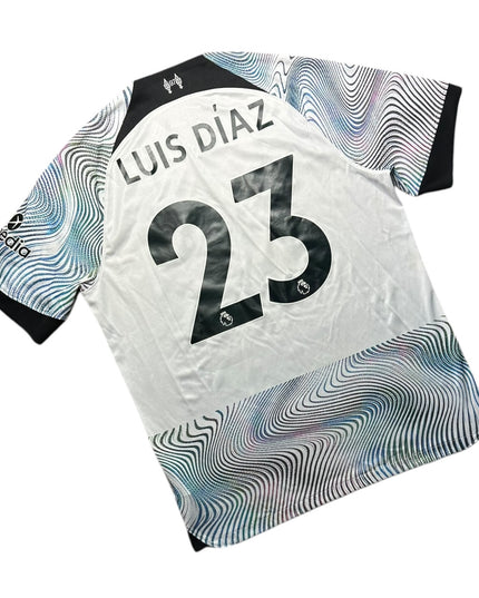 Liverpool Football Shirt 2022/2023 Away Luis Diaz 23 (L)