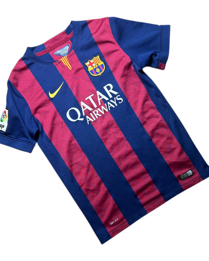 Barcelona Football Shirt 2014/2015 Home (Large Boys)
