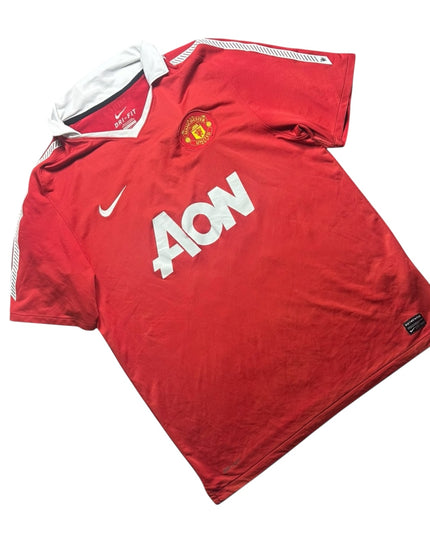 Manchester United Football Shirt Home 2010/2011 Carrick 16 (L)