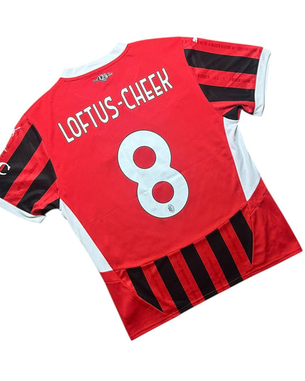AC Milan Football Shirt 2024/2025 Home Loftus Cheek 8 (L)