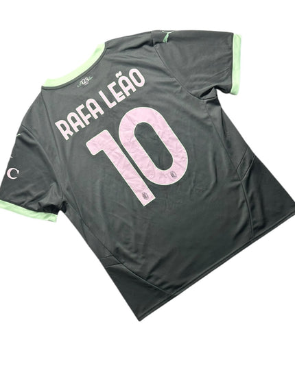 AC Milan Football Shirt Third 2024/2025 Rafa Leao 10 (XL)