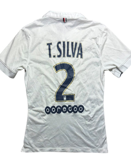 Paris Saint Germain Football Shirt 2014/2015 Away T.Silva 2 Player Issue (S)