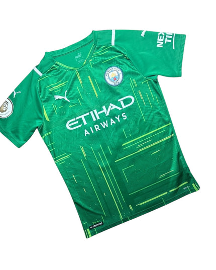Manchester City Football Shirt 2021/2022 Goalkeeping Shirt Ederson M. 31 (M)