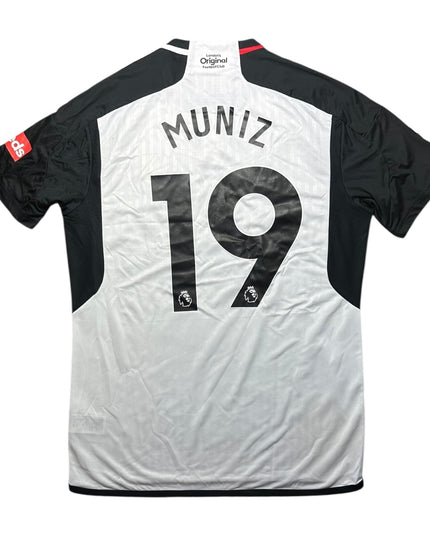 Fulham Football Shirt Home 2023/2024 Muniz 19 (L)