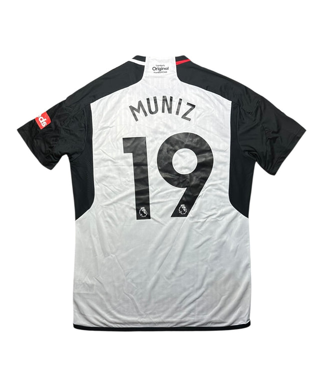Fulham Football Shirt Home 2023/2024 Muniz 19 (L)