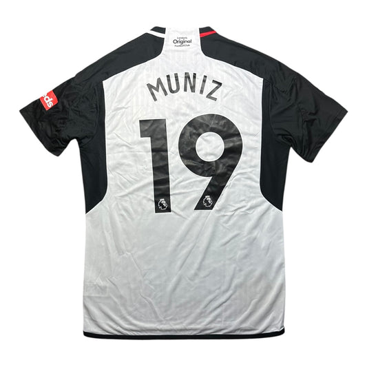 Fulham Football Shirt Home 2023/2024 Muniz 19 (L)