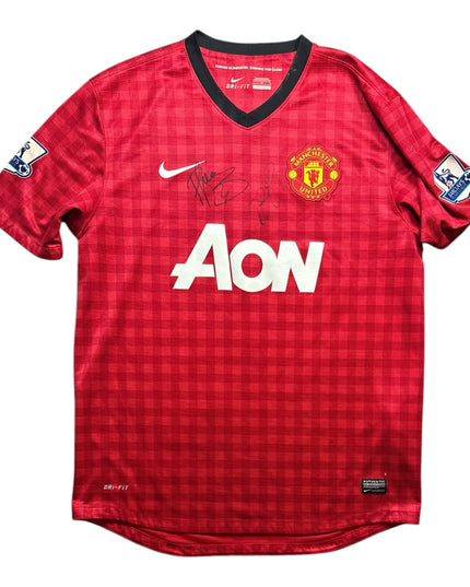 Manchester United Football Shirt Home 2012/2013 V.Persie 20 Signed (L)