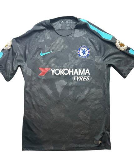 Chelsea Football Shirt Third 2017/2018 Hazard 10 (M)