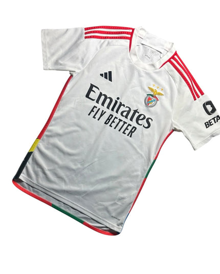 Benfica Football Shirt Away 2023/2024 Joao Neves 87 (S)