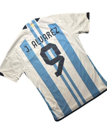 Argentina Football Shirt Home 2022/2023 J.Alvarez 9 (M)