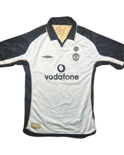 Manchester United Football Shirt 2001/2002 Centenary Reversible Away (S)