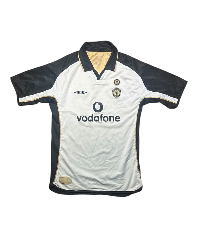 Manchester United Football Shirt 2001/2002 Centenary Reversible Away (S)