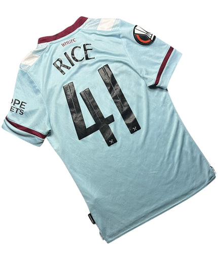 West Ham Football Shirt 2021/2022 Away Rice 41 (S)