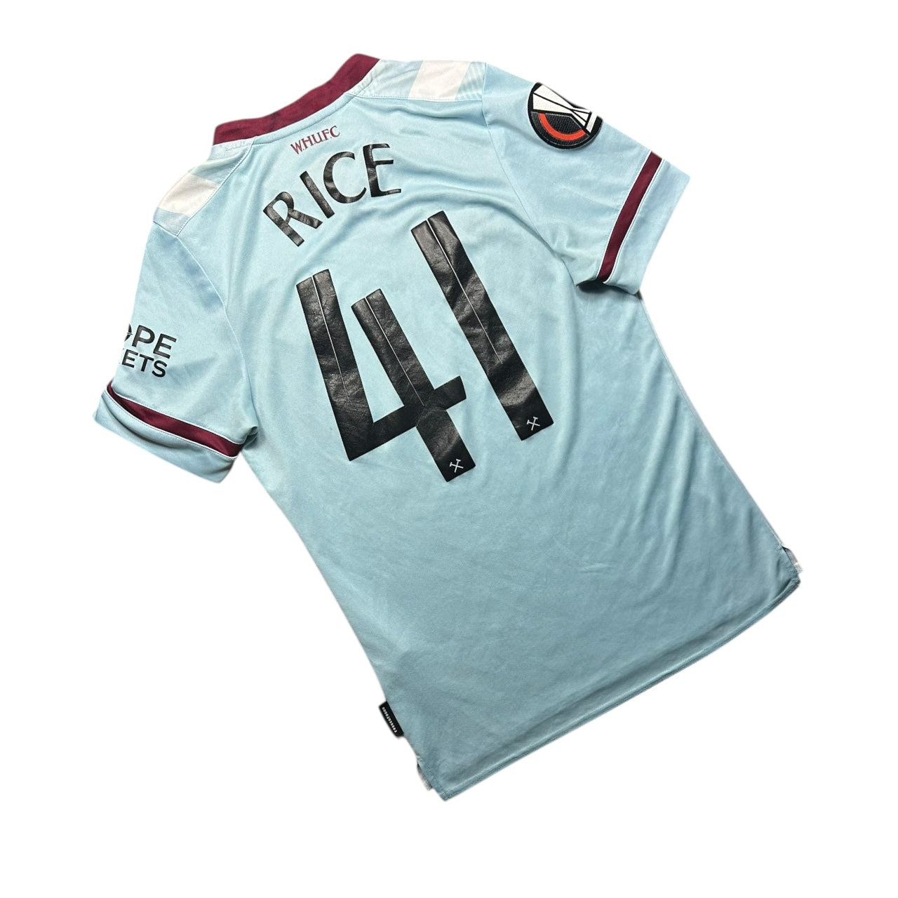 West Ham Football Shirt 2021/2022 Away Rice 41 (S)