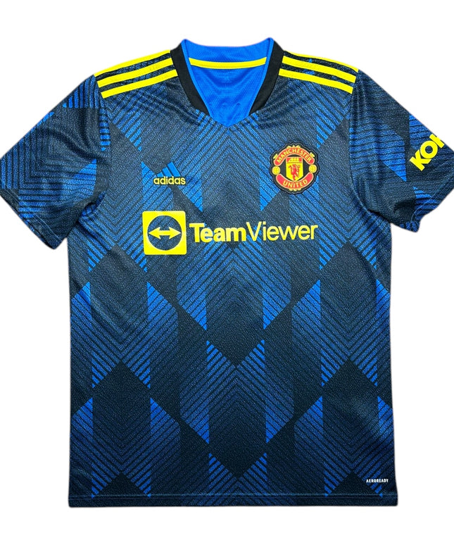 Manchester United Football Shirt 2021/2022 Third Ronaldo 7 UCL (L)