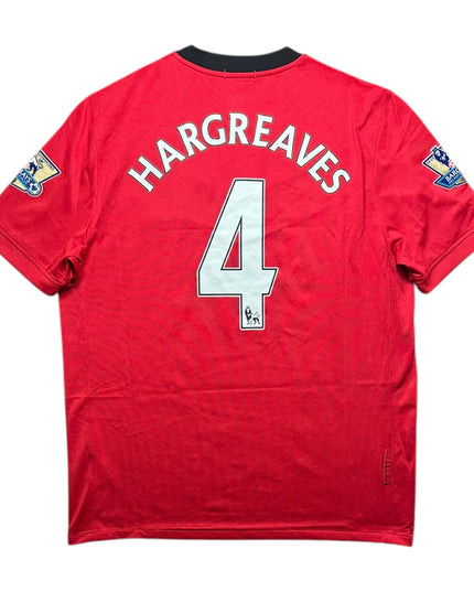 Manchester United Football Shirt 2009/2010 Home Hargreaves 4 (L)