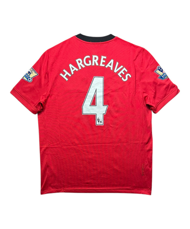 Manchester United Football Shirt 2009/2010 Home Hargreaves 4 (L)