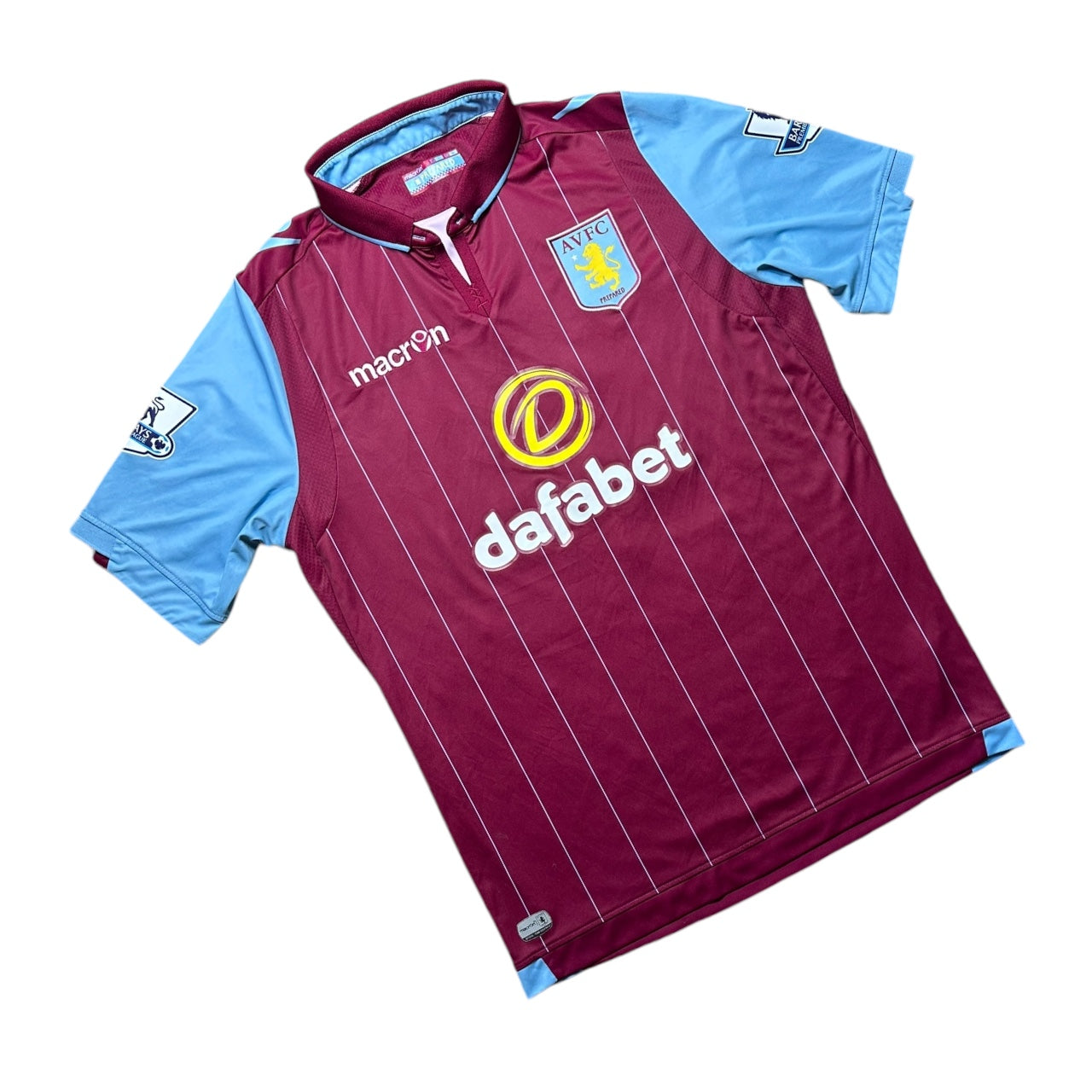 Aston Villa Football Shirt 2014/2015 Delph 16 (M)