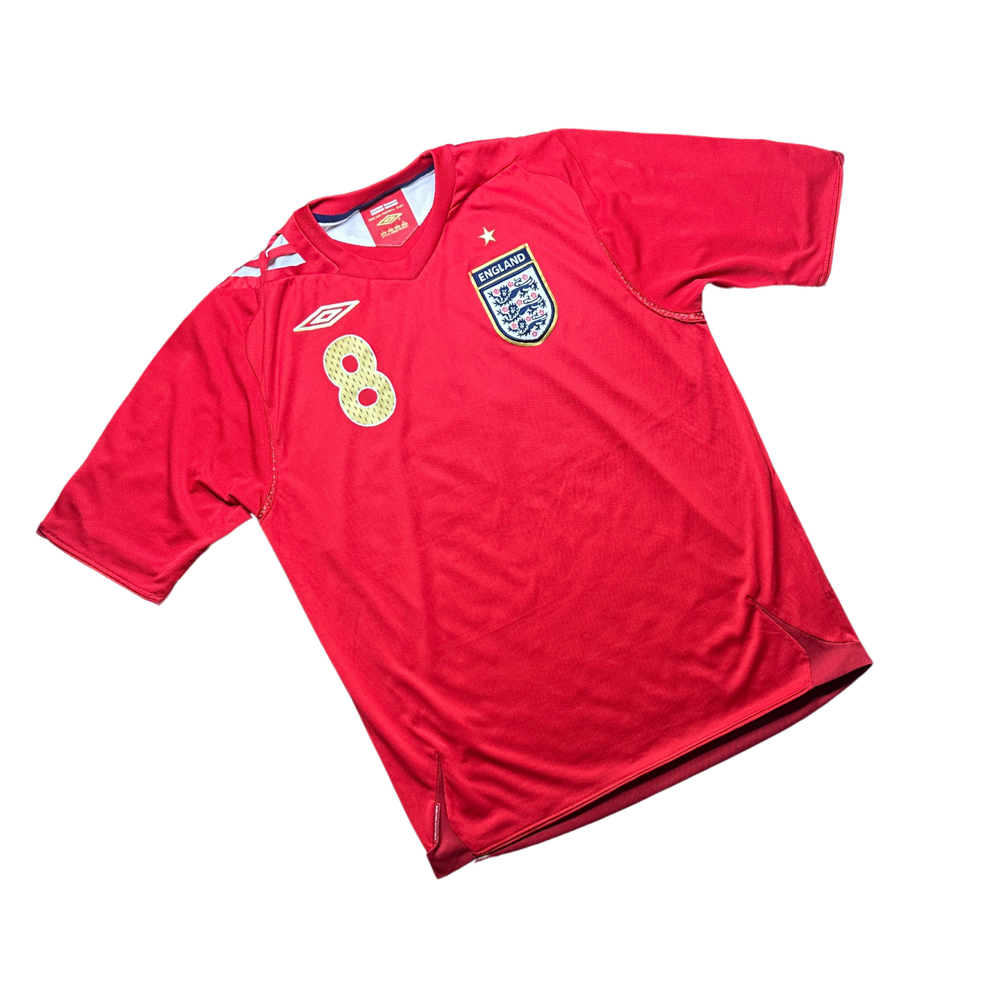 England 2006 Away Football Shirt Lampard (8)