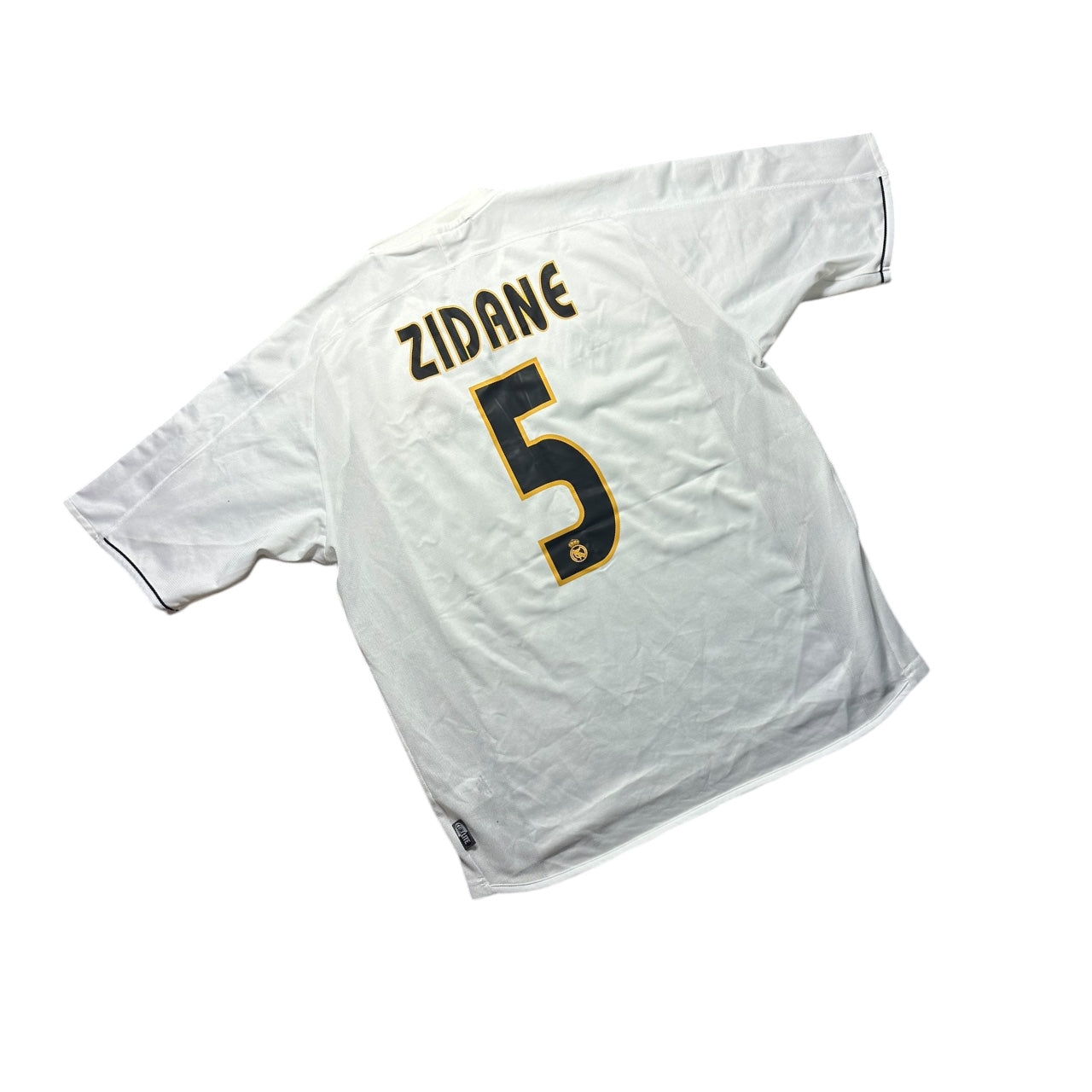 Real Madrid 2003/2004 Home Football Shirt Zidane 5 (L)