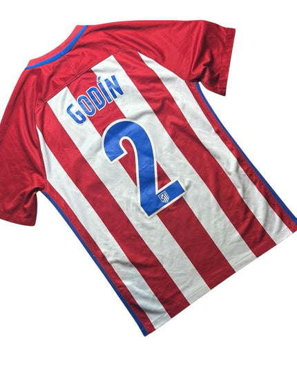 Atletico Madrid Football Shirt Home 2016/2017 Godin 2 (S)